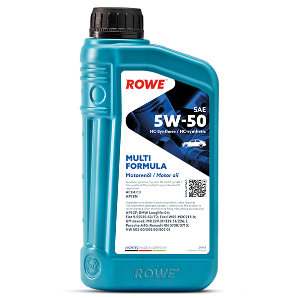 Rowe Hightec Multi Formula SAE 5W-50 Motoröl, 1l