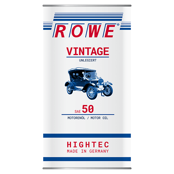 Rowe Hightec Vintage SAE 50 UNLEGIERT Classicöl/Motoröl, 5l